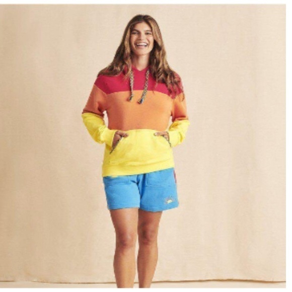 FAHERTY color-block striped relaxed hooded beach friendship bracelet new w tags - Picture 9 of 9